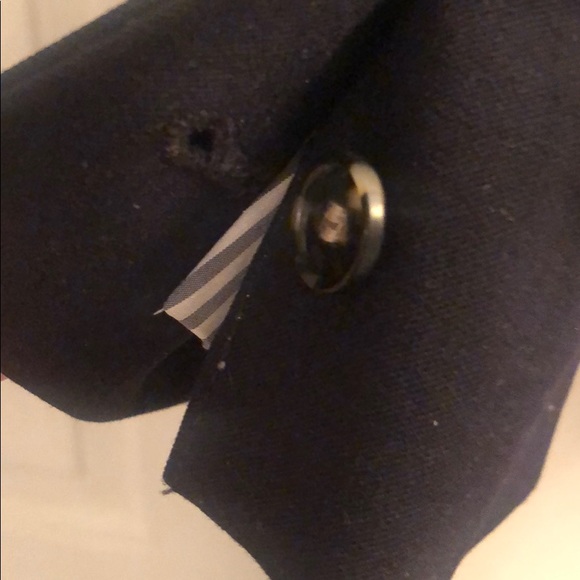 Ann Taylor Navy Blazer Worn Once - Picture 4 of 4